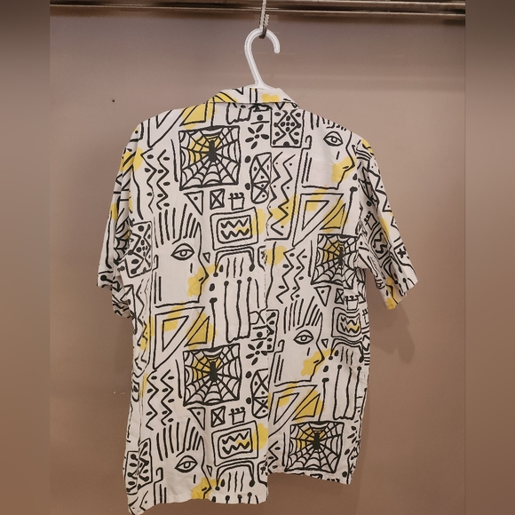 RARE Vintage Avant Garde Cuban Collared Party Shirt By Expresso - Picture 5 of 8